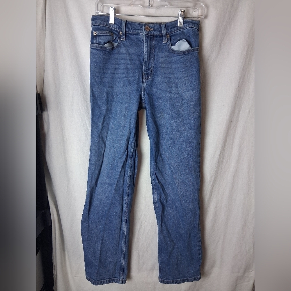 Calvin Klein Jeans Straight Fit Deep Blue Size 6